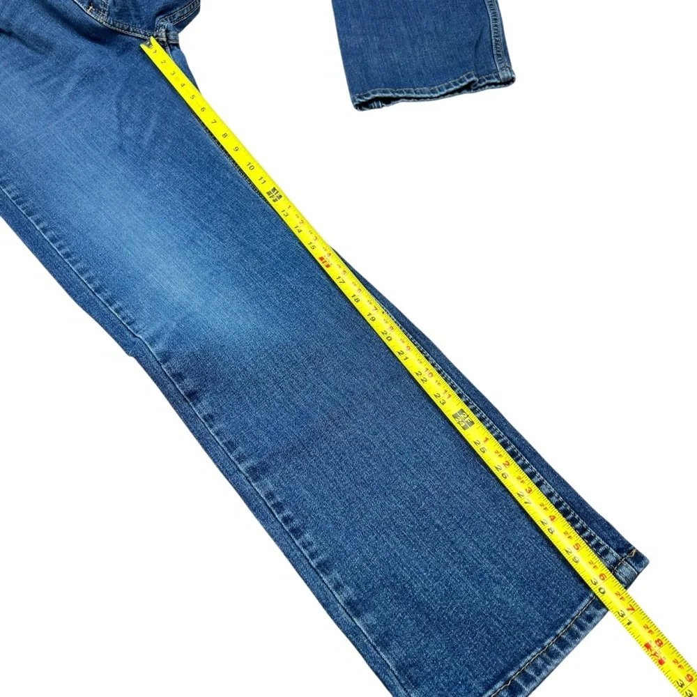 Levi's 505 Jeans Mens 34x32 Blue Medium Wash Straight Leg Zip Fly‎ Cotton Denim